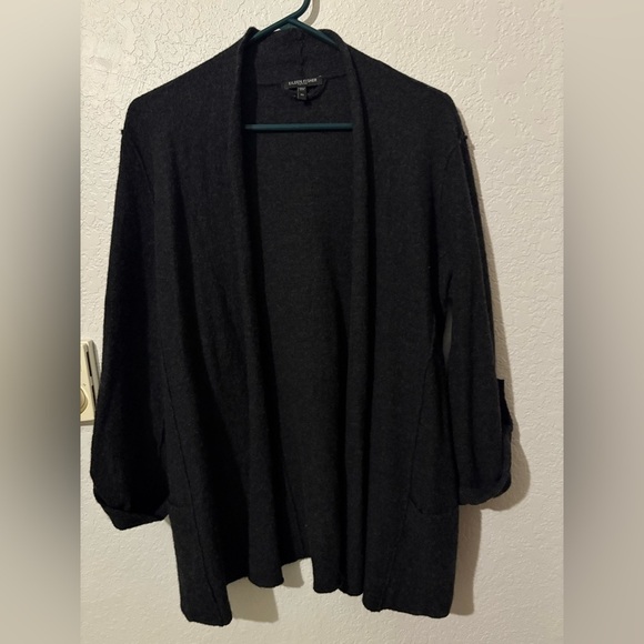 Eileen Fisher Merino Wool Open Front Cardigan Petite Small - Picture 1 of 6